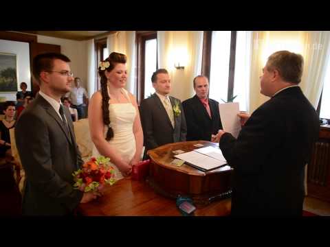 Eine Trauung im Standesamt Bamberg