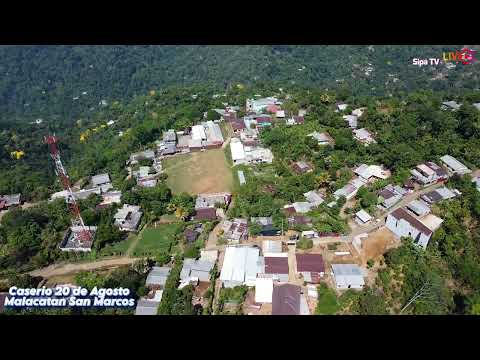 Tomas Aéreas Caserio 20 De Agosto Malacatan San Marcos