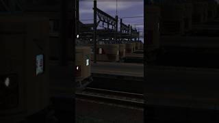 485系　9本同時走行からの同時停車　【鉄道模型シミュレーターNX】