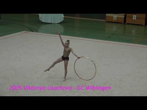Viktoriya Usachova 2005 - hoop Rhythmic Gymnastics