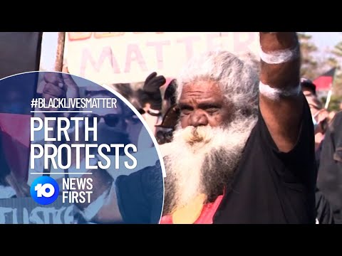 Perth Black Lives Matter Protest | 10 News First