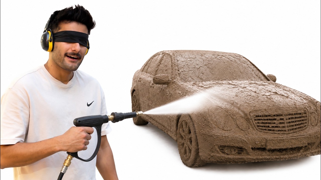 اگه بتونی بشوریش برنده میشی 🤑 If you can wash it, you win.