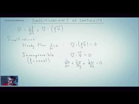 Introductory Fluid Mechanics L12 p3 - Simplifications to Continuity