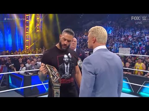 Roman Reigns confronts Cody Rhodes - WWE SmackDown 3/31/2023