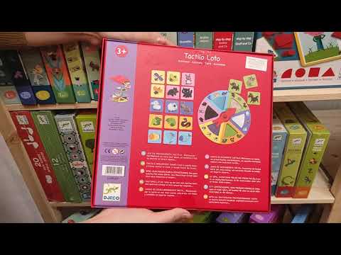 Tapintható állatok - Tactilo lotto animals társasjáték - Djeco -Gekkotoys.hu - Gekkotoys - Djeco játékok