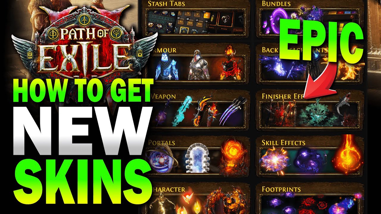 NEW SKINS and HOW to UNLOCK THEM! Path of Exiles 2