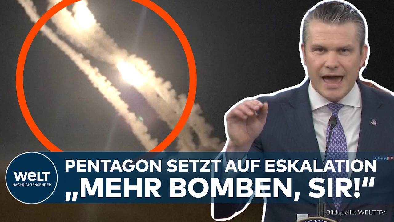 IRAN-KRIEG: KEIN ENDE IN SICHT! Pentagon setzt auf Bombenhagel – Trump und Hegseth drohen Iran offen