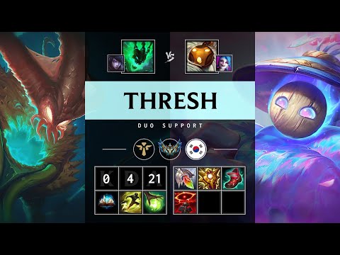 Thresh Support vs Bard - KR Challenger Patch 25.19