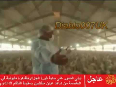 عاجل مظاهرات ثورة الجزائر اول الصور