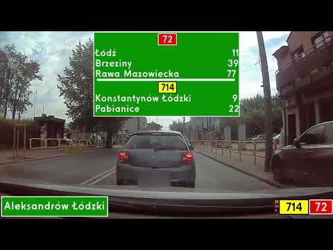 DK72: Poddębice - Łódź