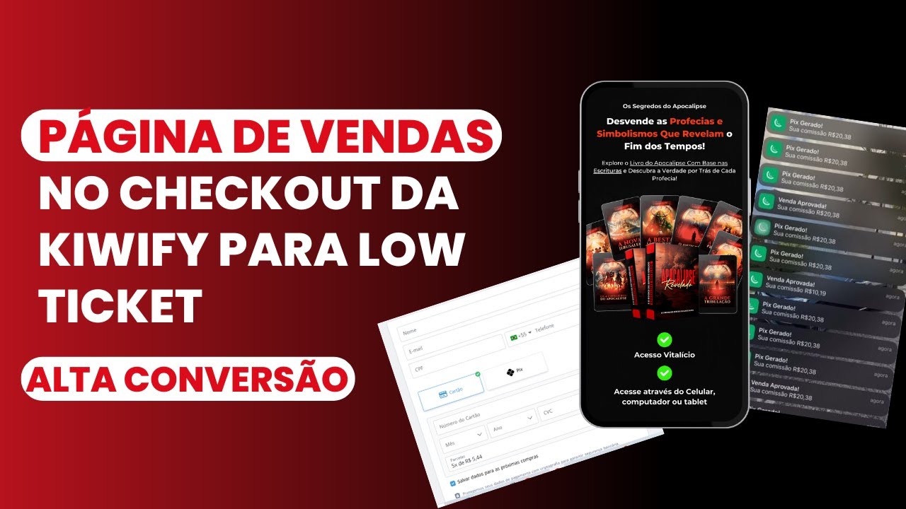 Como Criar Página de Vendas no Checkout da Kiwify | Converte 3x mais