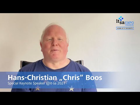 "AI will end the Industrial Age" - Special Keynote by Chris Boos at it-sa 2021