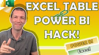 [see update in description] How to create an Excel Table linked to a Power BI dataset