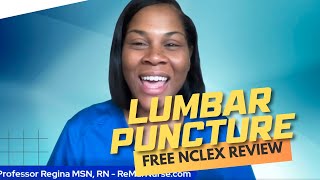 How to Pass NCLEX: Lumbar Puncture & Monday Motivation