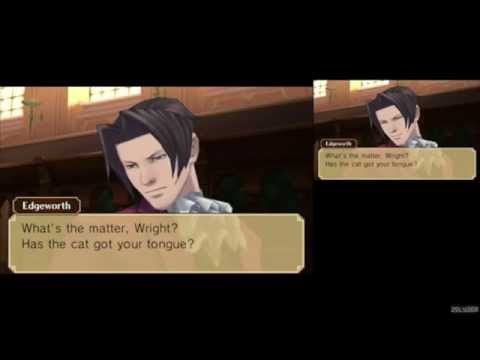 Edgeworth in Professor Layon vs. Phoenix Wright