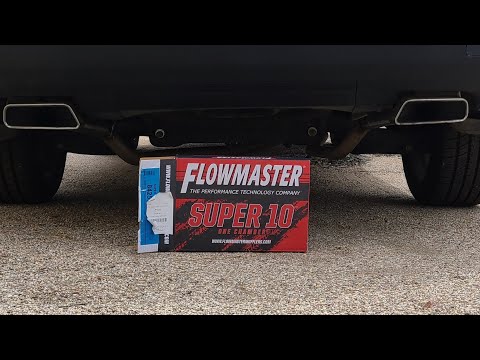 Flowmaster exhaust Super 10! Acura MDX 2012 dual in dual out.