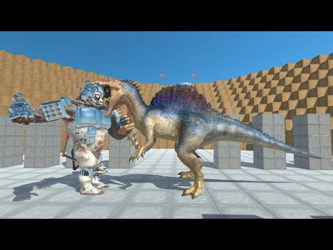 War Machine Goro Mutant Ape vs Fighters from ALL UNITS Animal Revolt Battle Simulator