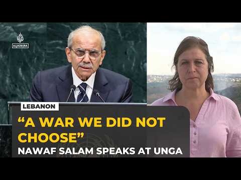 Lebanon PM tells UN his country is in a war it did not choose