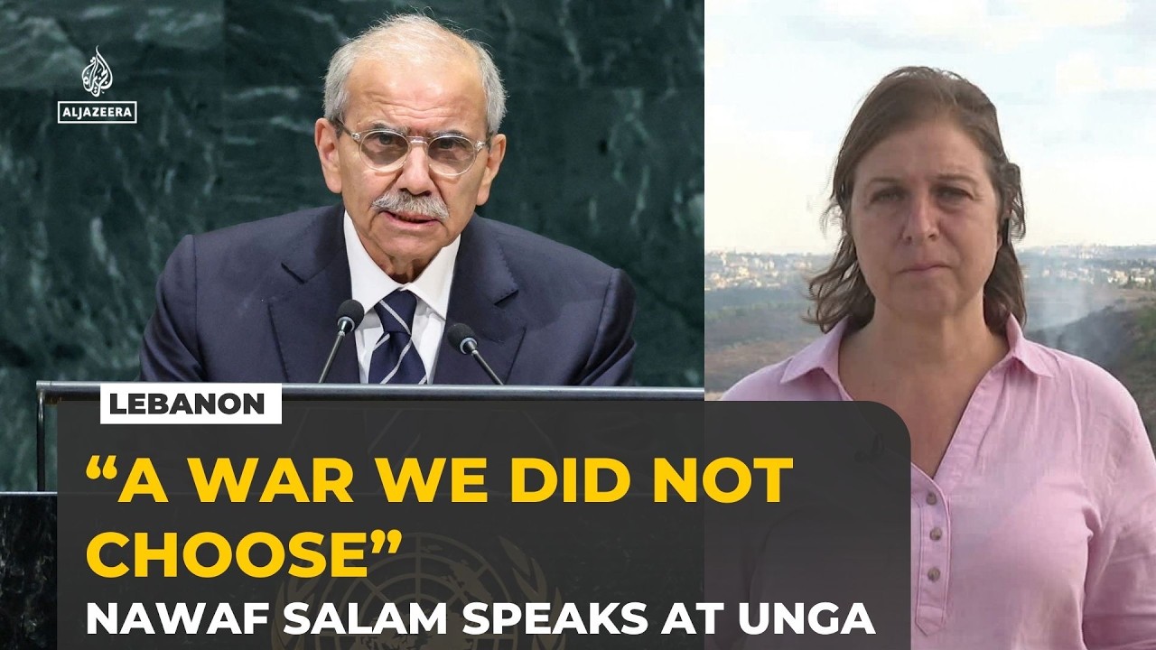 Lebanon PM tells UN his country is in a war it did not choose