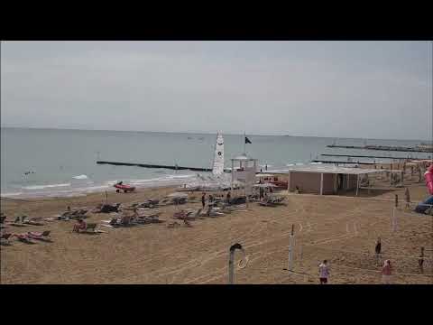 Jesolo Beach Venice 🌊  24h Timelapse of a Day at the Beach