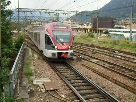 04.07.2018. TRENO REGIONALE ETR 170 FLIRT TRENTINO IN MANOVRA A BOLZANO (BZ).