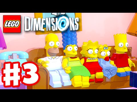 LEGO Dimensions - Gameplay Walkthrough Part 3 - The Simpsons! (PS4, Xbox One)