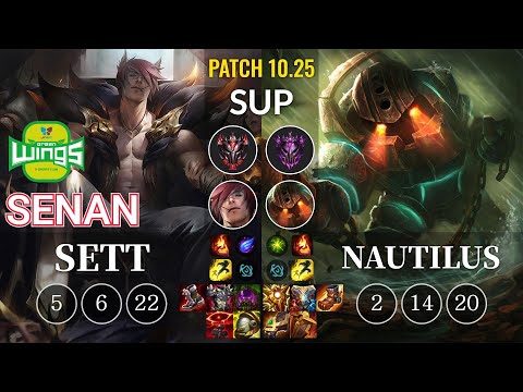 JAG Senan Sett vs Nautilus Sup - KR Patch 10.25