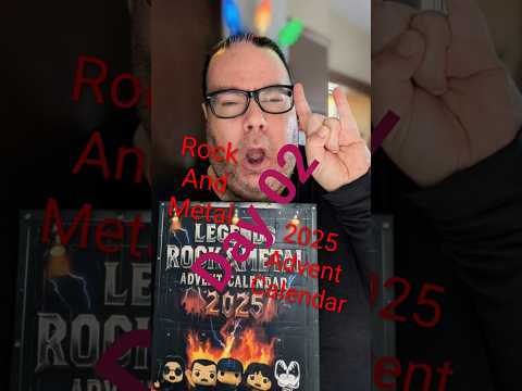Rock and Metal Advent Calendar Day02 for 12/02/2025 #advent #christmas #calendar #vlog #metal