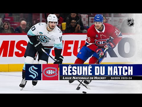 Kraken vs Canadiens 4/12 | Faits saillants