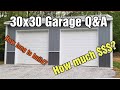 30x30 Pole Barn Garage Question And Answer