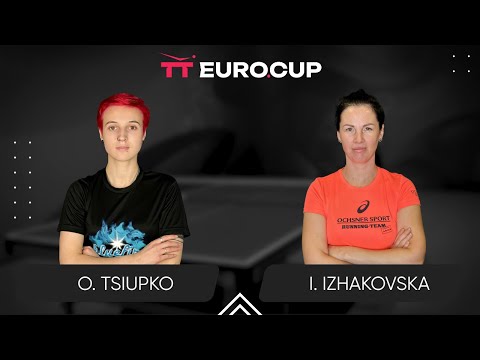 15:30 Oleksandra Tsiupko - Inha Izhakovska 27.04.2025 TT Euro.Cup Women Ukraine Star Table 4