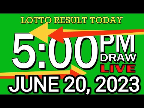 LIVE 5PM LOTTO RESULT JUNE 20, 2023 LOTTO RESULT WINNING NUMBER