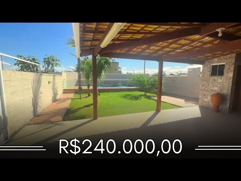 HOUSE WITH WONDERFUL BACKYARD (R$240,000.00)