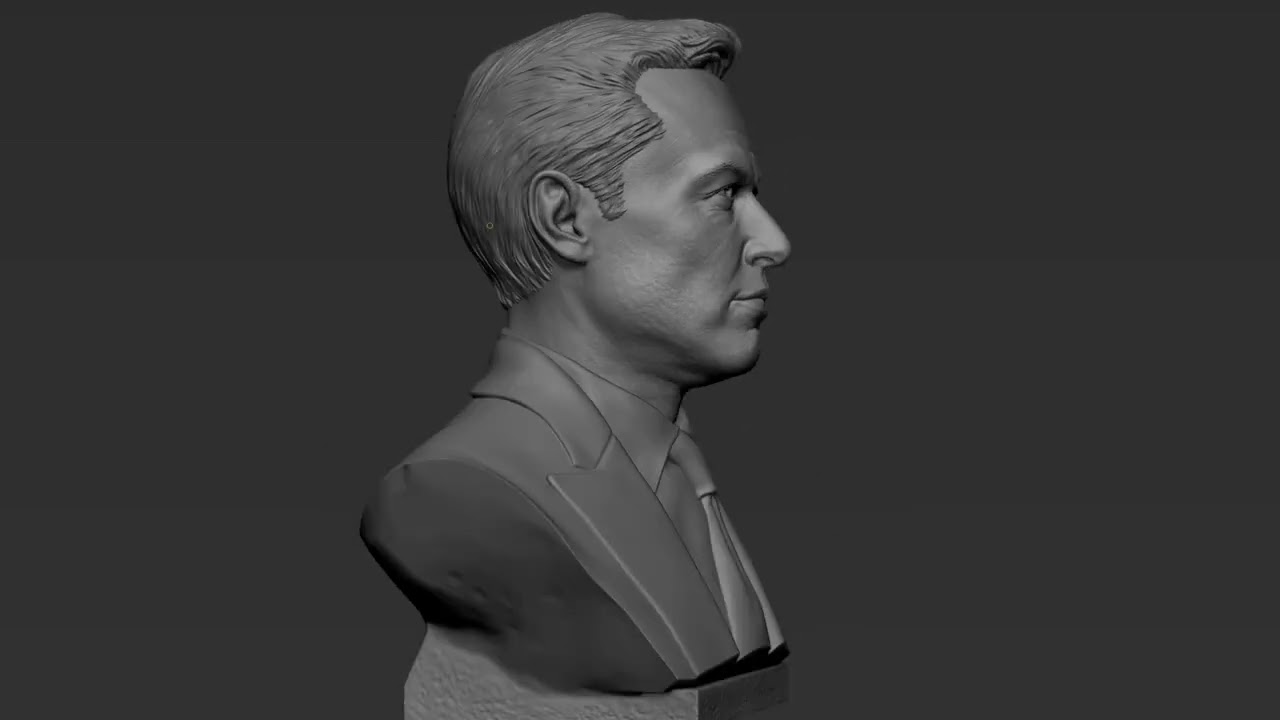 Elon Musk 3D Print Model