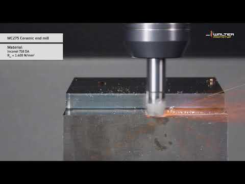 MC275/MC075 ceramic milling cutters cost-efficient machining of nickel-based alloys