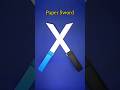 Craft Sword How To Make Paper Sword Without Glue Craft