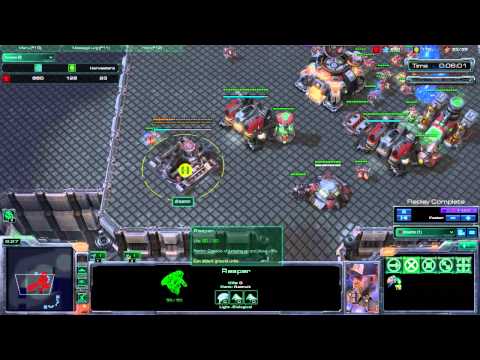 SC 2  Two rax FE -Terran Build order - noob tutiroals