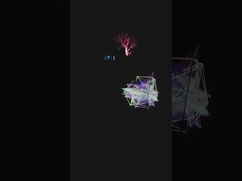 Kewana Duncan Video Projection Art at Rabbits Eat Lettuce Festival March 2024