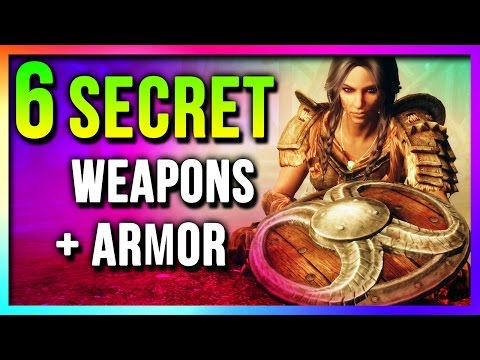 Skyrim 6 SECRET Unique Weapons & Armor Locations (Best EASY To Get Special Edition)