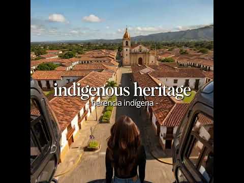 "We are flying over Tubará in Atlántico, Colombia. Let's start! This beautiful town combines indigen