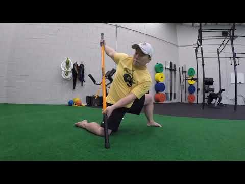 Hip and Groin Opener Mobility Flow - Stick Mobility Exercise