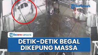 Detik-detik Komplotan Begal Naiki Sigra Dikejar-kejar Massa, Nyaris Tabrak Warga yang Mengadang