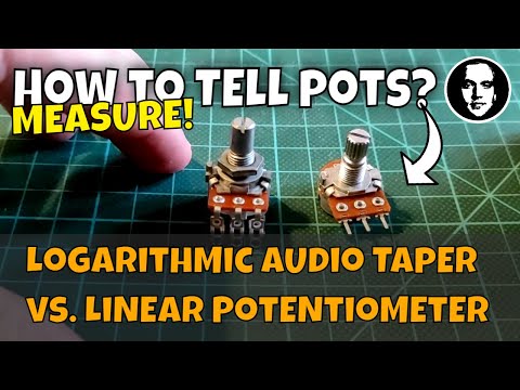 How to Tell if a Pot is Linear or Logarithmic - B Linear/A Audio Taper Potentiometer