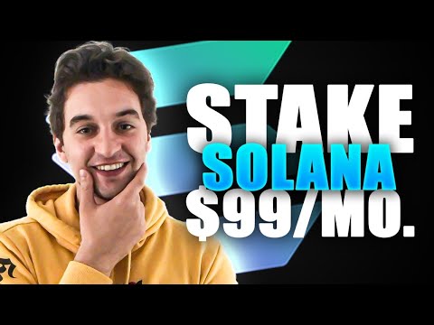 How To Stake SOLANA SOL For Passive Income - Crypto Staking