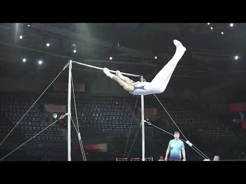 Alexander Shatilov ISR HB podium training   2019 World Championships in Stuttgart