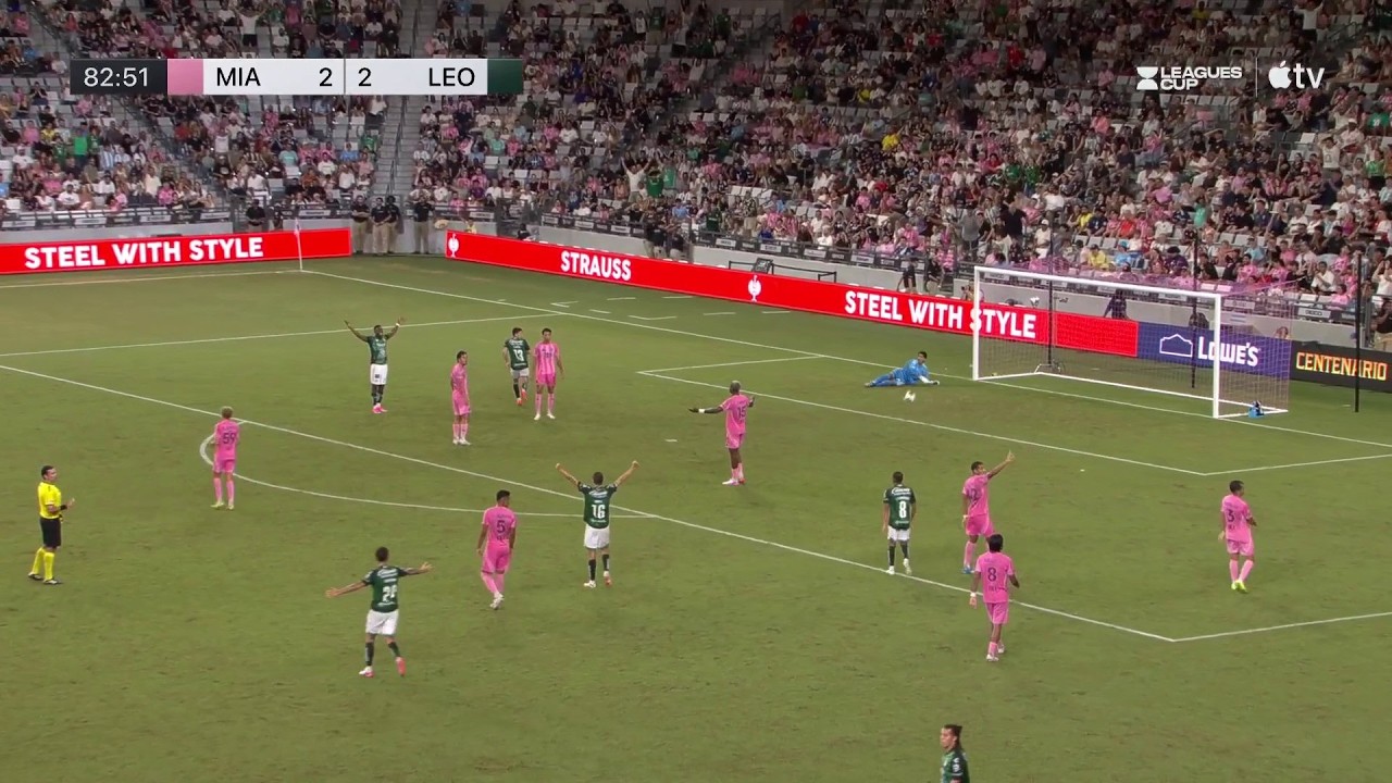 💪 DOBLETE Daniel Arcila | Inter Miami 2-3 León | Leagues Cup