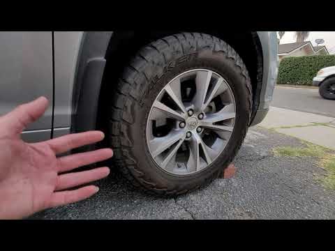 Falken Wildpeak AT3w 265/60 18 Toyota Highlander