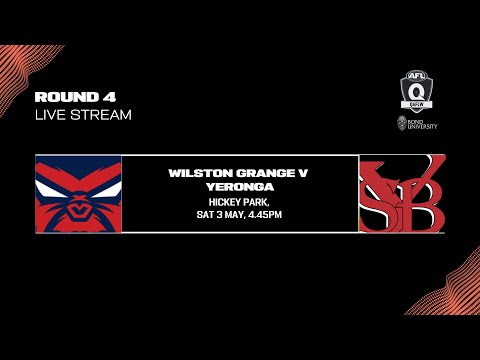 LIVE QAFLW ROUND 4 - Wilston Grange v Yeronga