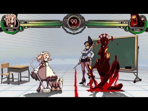 MARIE & ANNIE vs DOUBLE & MARIE (Nightmare) Skullgirls 2nd Encore