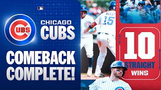 FULL 9th INNING: Dansby Swanson hits go-ahead homer, Cubs win 10th straight! ???? | MLB Highlights